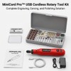 USB Cordless Rotary Tool Kit – Rechargeable Engraving Pen for