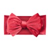 Koolgil Baby Girl's 7'' Soft Big Bowknot Velvet Headband Toddler