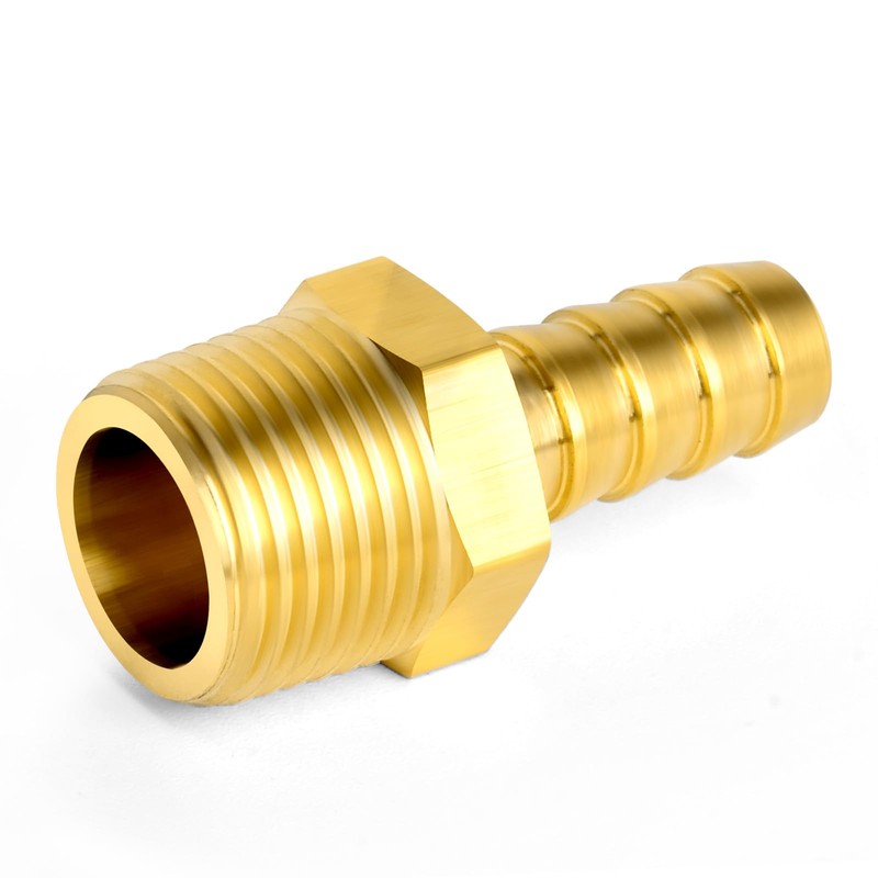TAILONZ PNEUMATIC 5-Point Brass Hose Joint, G1/2-10mm Hose Adapter, Hose
