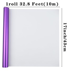 TIADYBOW 22 Piece Wrapping Paper Rolls with Pull Bows,2Pcs Wrapping Paper Rolls,20Pcs Gift Bows, Perfect for Wedding, Birthday, Christmas, Baby Shower. (Blue+Purple)