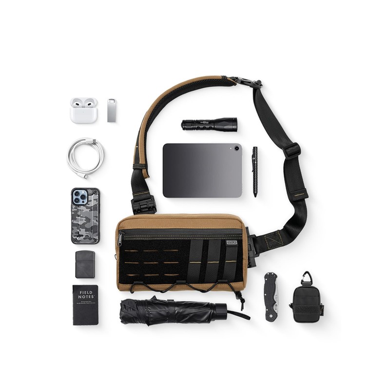 [TACTICAL_GEEK] One-shoulder bag, motorcycle body bag, crossbody bag, military tactical