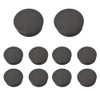 10PCS Round Plastic End Caps 60mm Black Insert Plugs Anti-Slip