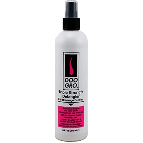 DOO GRO Triple Strength Anti Breakage Growth Detangler, 10 Oz