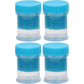 Limpiador de pinzas, 4PCS 25ml Limpiador de pinzas pestañas con bola esponja, Herramienta limpieza rizador pestañas extensión