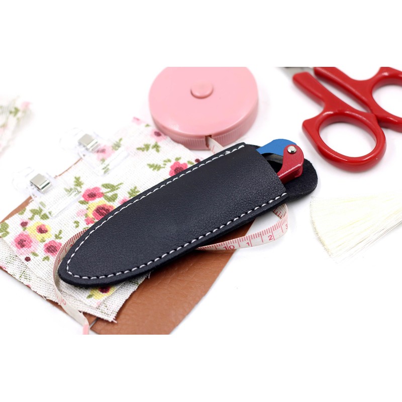 Sanhana Thread Cutting Scissors Black Blade with Protective Cover Sharp