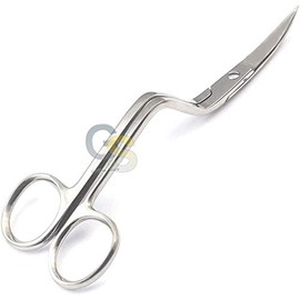 G.S 6" PRO BENT HANDLE CURVED EMBROIDERY SCISSORS SEWING