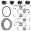 Caltric Exhaust Muffler Gasket Kit for Arctic Cat Prowler Xt