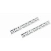 2-Piece for Silverado Badge Emblems in Chrome Shiny Glossy Finish