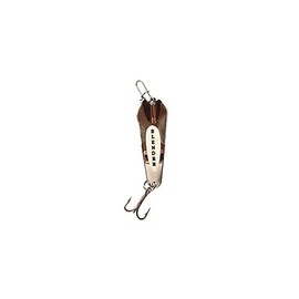 Custom Jigs SL116-P-108 Slender Spoon, 1/16-Ounce, Silver/Glow