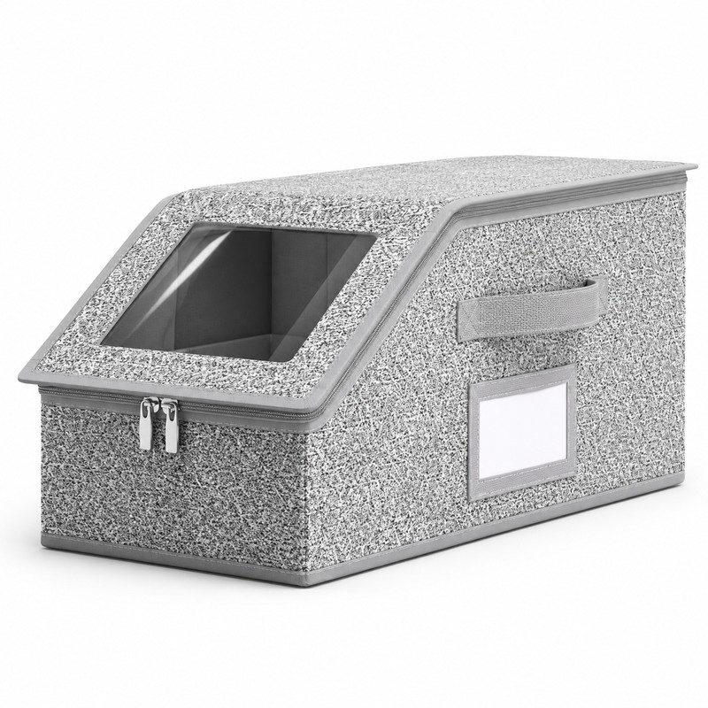 Hat Storage Box for Baseball Cap Organization – Clear Viewing