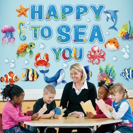Ocean Bulletin Board Decorations - Ocean Theme Classroom Decorations Underwater Bulletin Board Decorations Elementary School Kindergarten Office Teacher Supplies