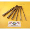 Drill Hog 6 Pc SDS Plus Masonry Bit 1/4 to