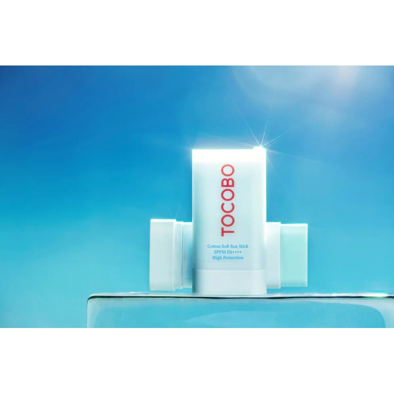 A Tocobo Cotton Sun Stick Spf50+ Protector Solar 19g .