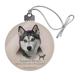 GRAPHICS & MORE Siberian Husky Dog Breed Acrylic Christmas Tree Holiday Ornament