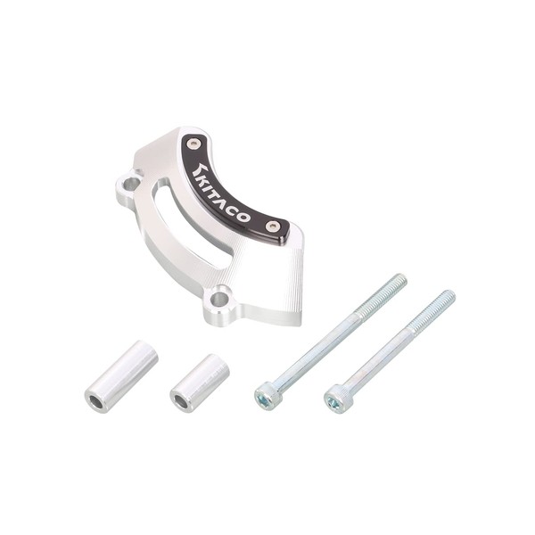 Kitaco Left Crankcase Guard (Silver) Monkey 125 (JB03), Ducks 125