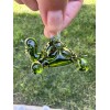 Unmarked Turtle Hand Blown Glass Figurine Mexican Art Work