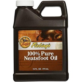 Fiebing's 100% Pure Neatsfoot Oil 16oz - Natural Leather Preservative - Great for Boots, Baseball Gloves, Saddles and More
