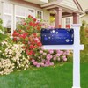 DADABULIU Christmas Mailbox Covers Xmas Blue Ball Fir Branch Snowflake