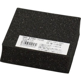 Hikari KTHU-1030 Memory Foam Urethane, Black, 3.9 x 3.9 x 1.2 inches (100 x 100 x 30 mm)