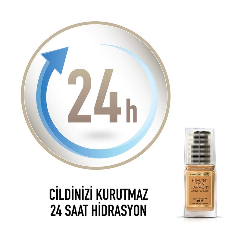 Healthy Skin Harmony Foundation 77-Soft Honey