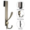 uxcell 2 Pcs Shower Door Hooks, Extended 8 Inch Over