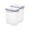 2Pcs 63oz Cereal Containers Storage with Pour Spout for Rice,