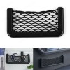BSBSDJB 2pcs Car Interior Body Edge Black Elastic Net Storage