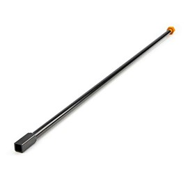 Steelman Standard 12mm Square Head Spare Tire Tool for Accessing Cradle-Mounted Spares, Early Model Ford, 30 Inches Long for Deep Pulleys, Powder-Coated Steel