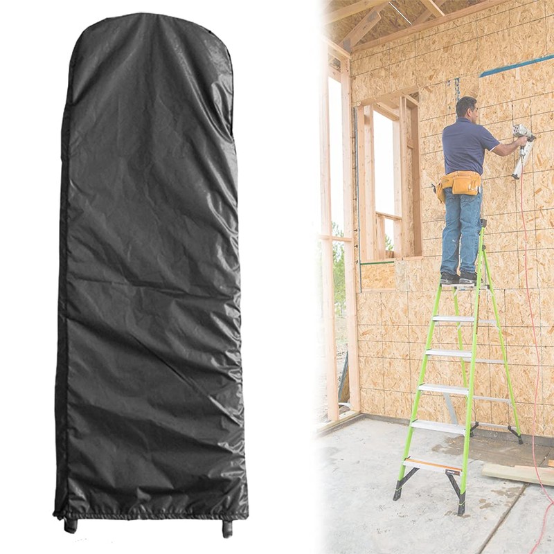 COOSOO Folding Ladder Cover Dustproof & Waterproof with Drawstring for