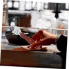 KICHOUSE Ice Tool Stainless Steel Ice Breaker with Wooden Handle