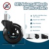 3" Office Chair Wheels Replacement, Roller Blade Wheels - Set