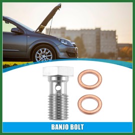 Motoforti M10x1.5 Thread Turbo Brake Line Banjo Bolts Single Banjo Bolt 20mm Long-lasting
