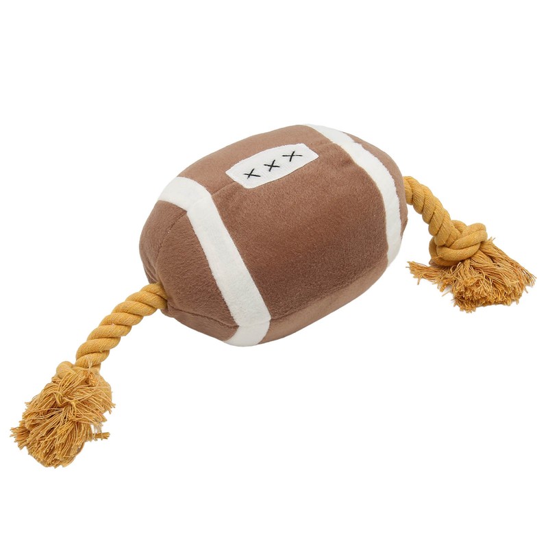 Football Dog Toy Outdoor Interactive Fun Cotton Rope Football Puppy