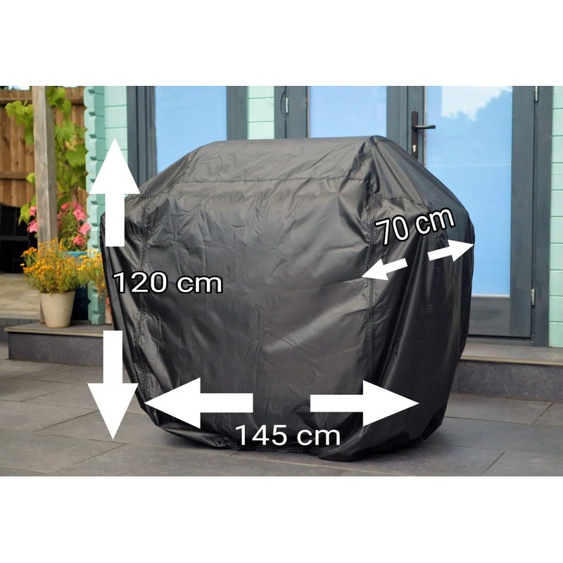 Speedwellstar Premium Waterproof BBQ Cover 145x120x70 cm Large Barbecue Breathable