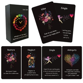 MUILKVY Love Oracle Cards - 60-Card Deck for Relationships, Singles & Beginners | Gain Clarity, Uncover Emotional Barriers, Twin Flame & Soulmate Guidance