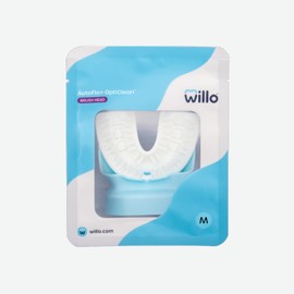 Willo Opticlean Mouthpiece for use with AutoFlo Plus Toothbrush, Replace Every 3 Months - White, Medium (Kids Ages 8-11 Years)