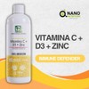 Vitamina C + D3 + Zinc | Suplemento Líquido de