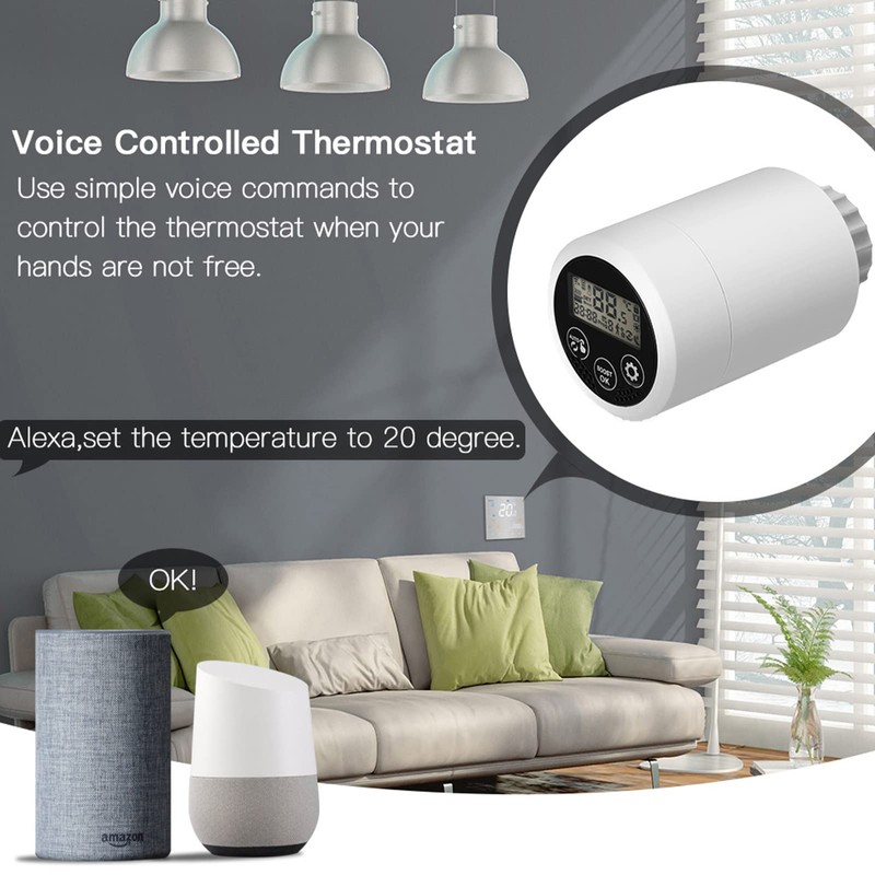CHICIRIS Smart Thermostat, Smart Home Devices, Programmable Digital Smart Radiator