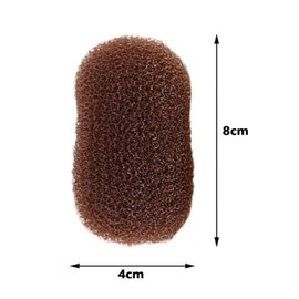 2PCS Women Hair Clips Bump Pads, Female Hair Bump up Hair Pads, Beehive Hair Base Styling Clip for Updos and Bun Hairstyles (Black)