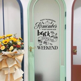 Alinacutle Happy Thanksgiving Silkscreen Stencil,Reusable Self-Adhesive Silk Screen Printing, Sentiments Template,for Printing on Wood/Fabric/Paper, 8.5" x 11"