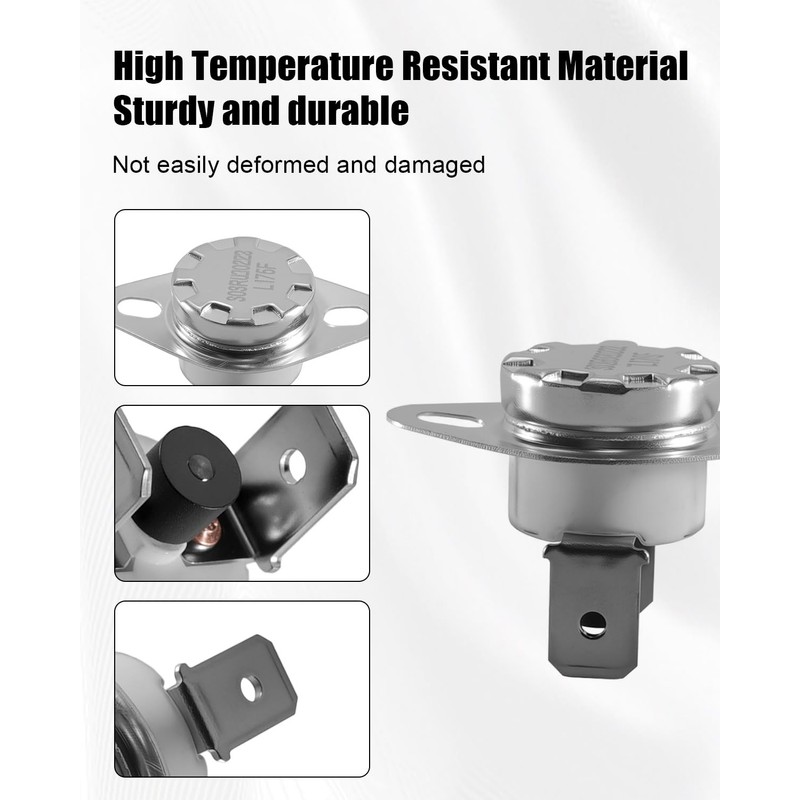 YGZICK 2 Pcs SRV230-0080 Manual Reset Snap Switch Fit for