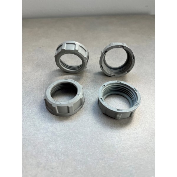 Unbranded 1" Thermoplastic Insulating Rigid Metal Conduit Bushing PVC UL