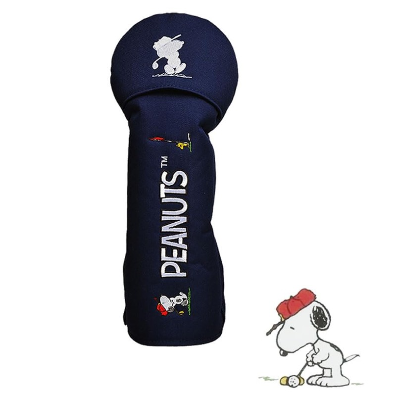 Upperark H-460 Peanuts Navy Blue Headcover for Driver