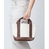 Elbeen Web Handle Tote Bag, Fossil Brown
