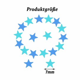 ParPix Colourful Star Confetti, Glitter Stars Confetti Birthday Decoration, Pack of 2000 Confetti Stars Christmas Table Decoration, Confetti Glitter Stars Sequins, Confetti Confetti Decoration for