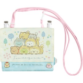 San-X Sumikko Gurashi CA23101 "Koinu and Dog Pretend" Multi-Pocket Pouch