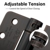 Haidms 4 Inch Self Closing Door Hinges 2 Pack Oil