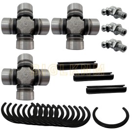 JINFANNIBI 3 Packs Front & Rear Prop Shaft U-Joints Kit for Polaris RZR Turbo XP 2016-2021