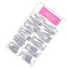 IWOWHERO 100Pcs Press on Nails Model O Removable Art False