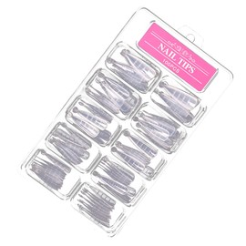 IWOWHERO 100Pcs Press on Nails Model O Removable Art False Nail Set Manicure Supplies Nail Tip Decor Nail Art Accessory for Women